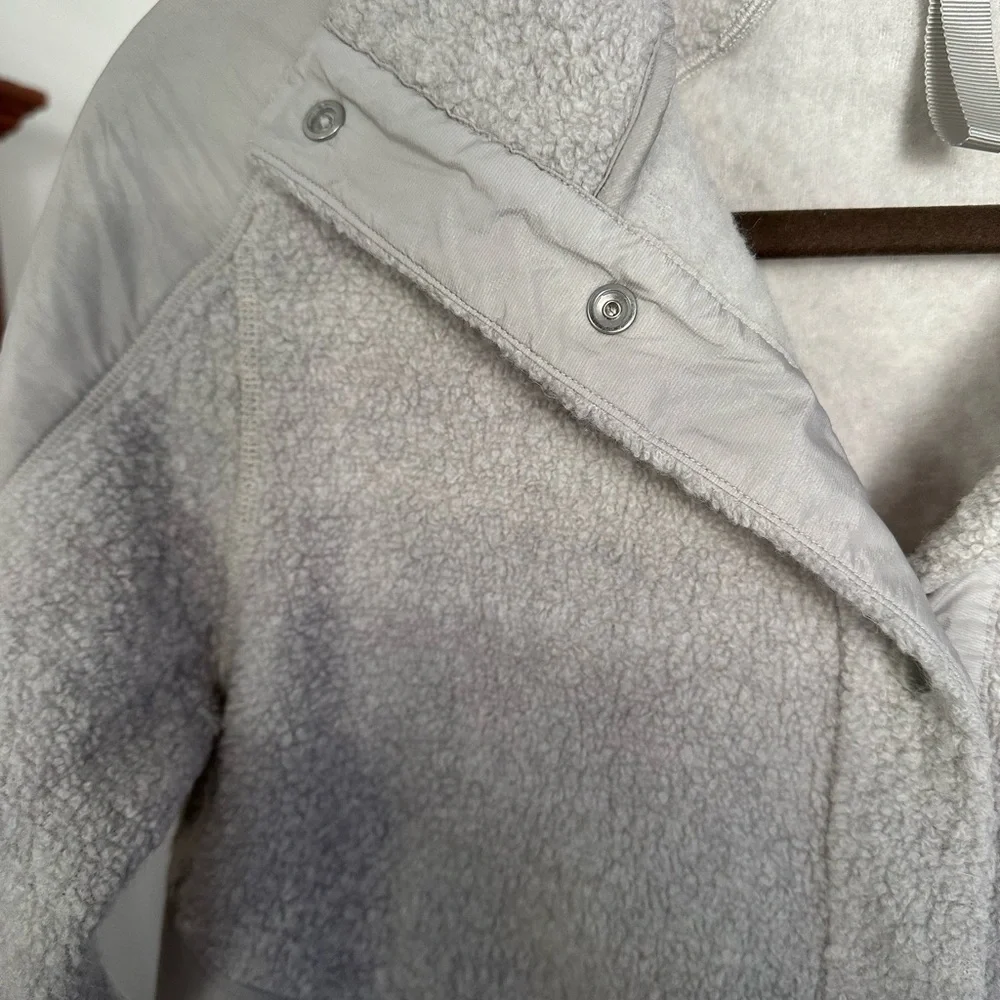 LULULEMON Go Cozy Jacket WOOL SIZE 4 new no tag heathered ceramic - Picture 6 of 11